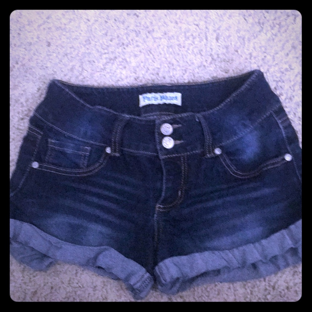 Paris blue shorts